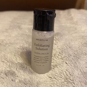 Maapilim Exfoliating Solution Bottle with Black Cap